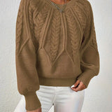Özden - Κομψό Μακρυμάνικο Πουλόβερ (Elegant Long Sleeve Sweater)